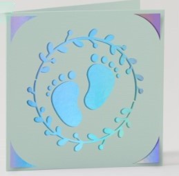 Baby Feet Card